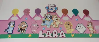 Corona de Cumpleaños, Bluey.