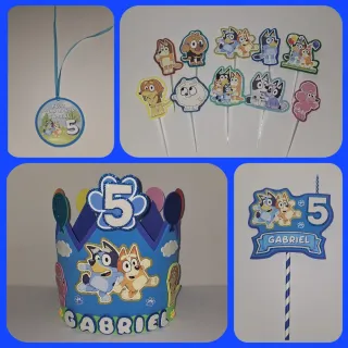 Corona de Cumpleaños, Bluey.