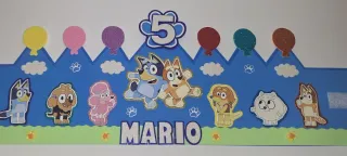 Corona de Cumpleaños, Bluey.