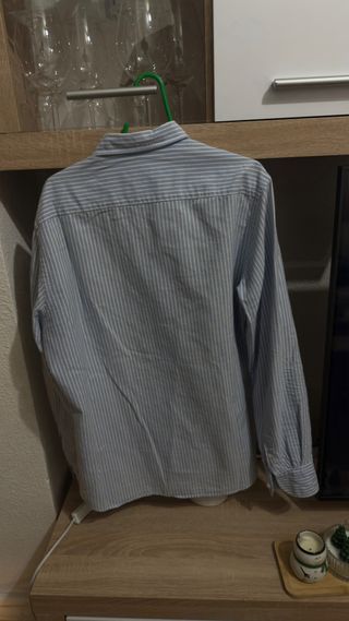 Camisa Rayas Azul y Blanco Alvaro Moreno