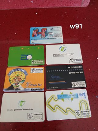 7 Carte Telefoniche Spagna