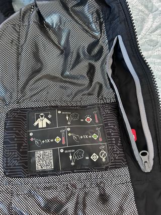 Chaleco Columbia Calefactable Talla S sin batería.