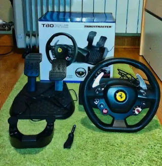 Volante Thrustmaster T80 Ferrari 488 PS4/PS5/PC