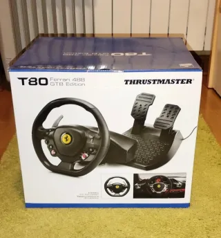 Volante Thrustmaster T80 Ferrari 488 PS4/PS5/PC