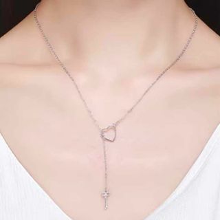 Collar Plata925 Corazón+Llave REGALO ¡LIQUIDACIÓN!