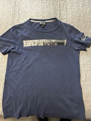 Camiseta EA7 Emporio Armani niño azul