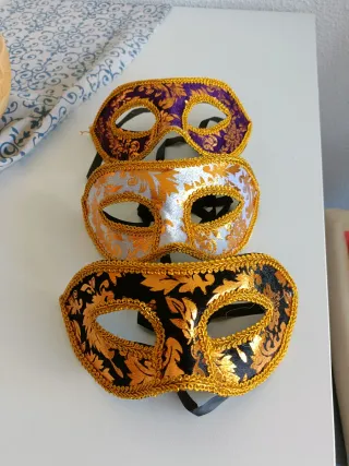 Antifaces di Carnevale, in vari colori