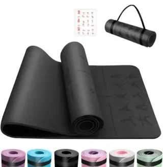 Esterilla Fitness Yoga Outdouse Negra NUEVA