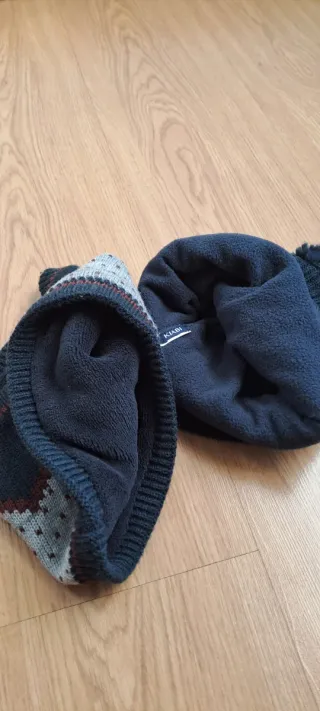Conjunto gorro y cuello infantil