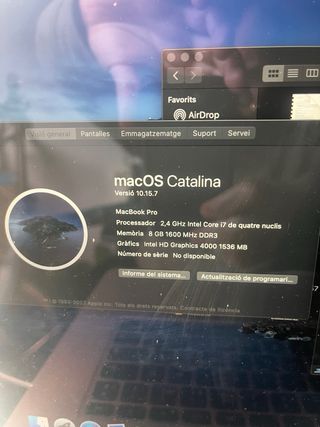 MacBook Pro 15 Retina A1398 Mid 2012 bateria nueva