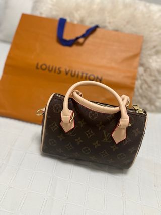 Bolso LouisssS Speedyyy Mini Marrón Beige