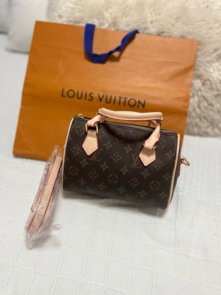 Bolso LouisssS Speedyyy Mini Marrón Beige