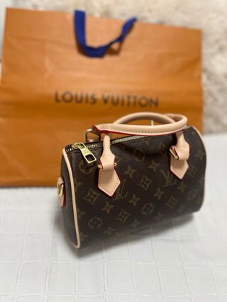Bolso LouisssS Speedyyy Mini Marrón Beige