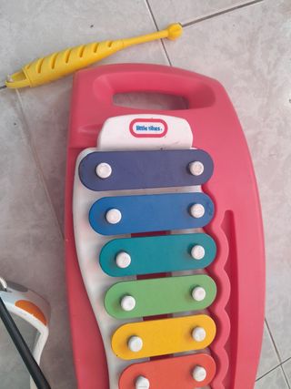 Lote Xilófono y Pandereta Little Tikes