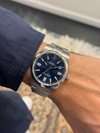 Rolex Oyster Perpetual 41mm Azul