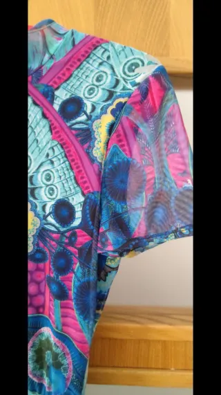 Vestido Desigual Multicolor Talla M