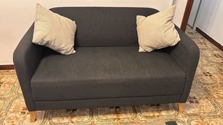 Divano a 2 posti Ikea grigio scuro