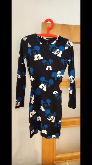 Vestido Desigual Mickey Negro y Azul