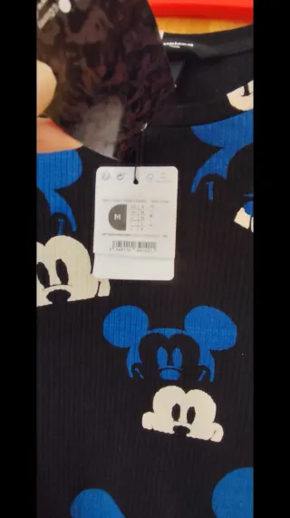 Vestido Desigual Mickey Negro y Azul