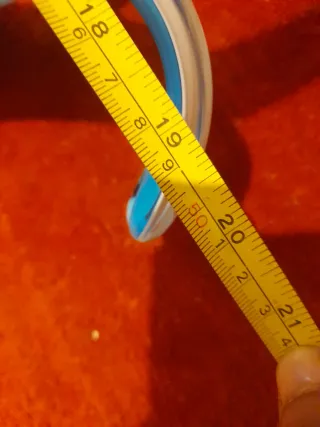 Centro de Mesa Cristal Murano Azul y Blanco