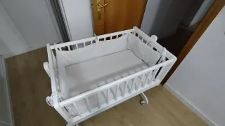 Minicuna de colecho de madera