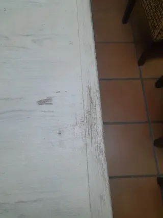 Mesa plegable de pino No envio