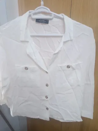Camisa Bershka Blanca