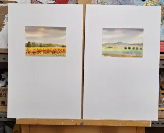 Quadri acquerello paesaggio