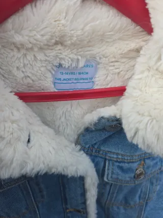 Chaqueta vaquera con borrego Talla M