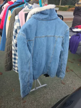 Chaqueta vaquera con borrego Talla M