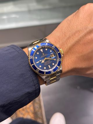 Rolex Submariner Acero y Oro Azul
