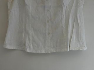 Blusa Camisera Precchio Blanca Talla M