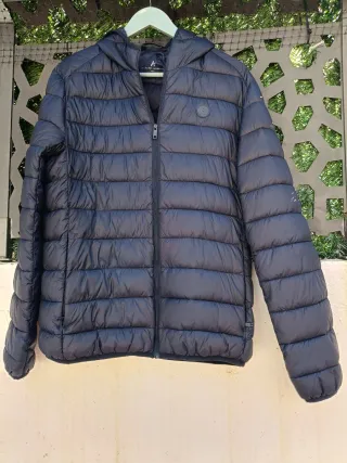 Abrigo Alvaro Moreno Hombre Talla S Azul