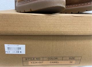 Botines ante marrones con hebilla