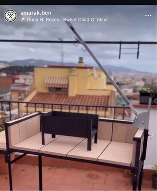 Cruz Criolla Barbacoa Parrilla Metal