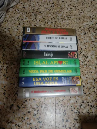 Lote 8 Cintas VHS Películas Clásicas Españolas