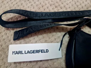 Bolso Karl Lagerfeld Ikon Nylon CB Pouch Negro