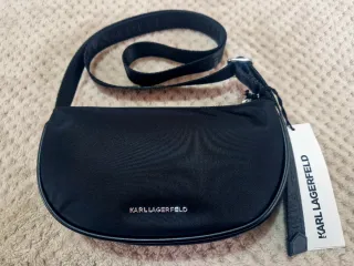 Bolso Karl Lagerfeld Ikon Nylon CB Pouch Negro