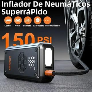 Arrancador Coche 7000A y Compresor Aire 150PSI