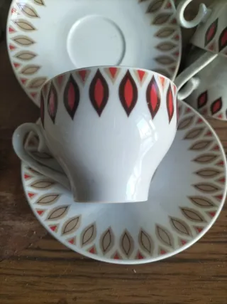 Set 5 Tazzine Caffè Vintage