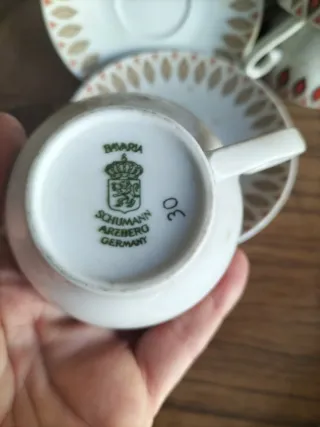 Set 5 Tazzine Caffè Vintage