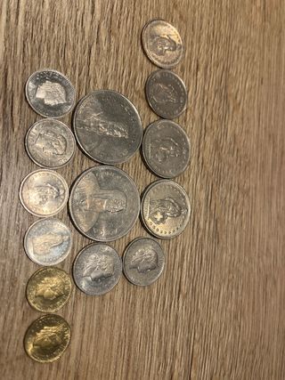 Lote 11 Monedas Francos Suizos