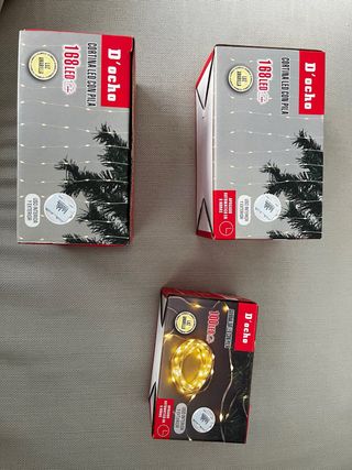 Luci LED di Natale, mai usate