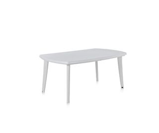 Mesa Comedor Extensible Blanca Exterior