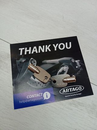 Antirrobo manillar ARTGO Barra Rígida