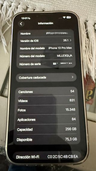 iPhone 13 Pro Max Blu Sierra 256 GB