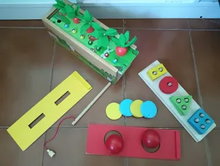 Juguete de madera educativo