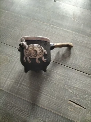 Tazza da tè artigianale con decorazione pecora