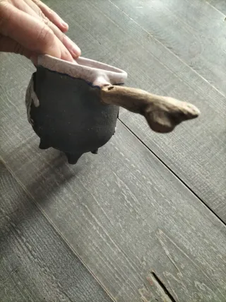 Tazza da tè artigianale con decorazione pecora