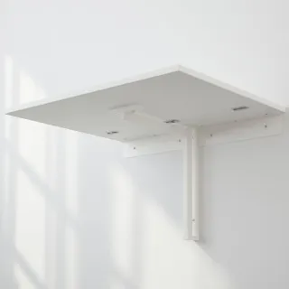 Mesa abatible pared Ikea blanca
